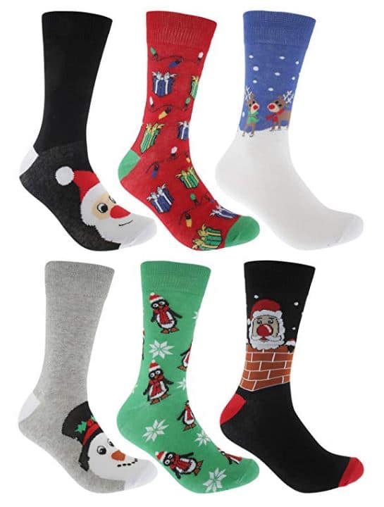 Mens Festive Christmas Socks